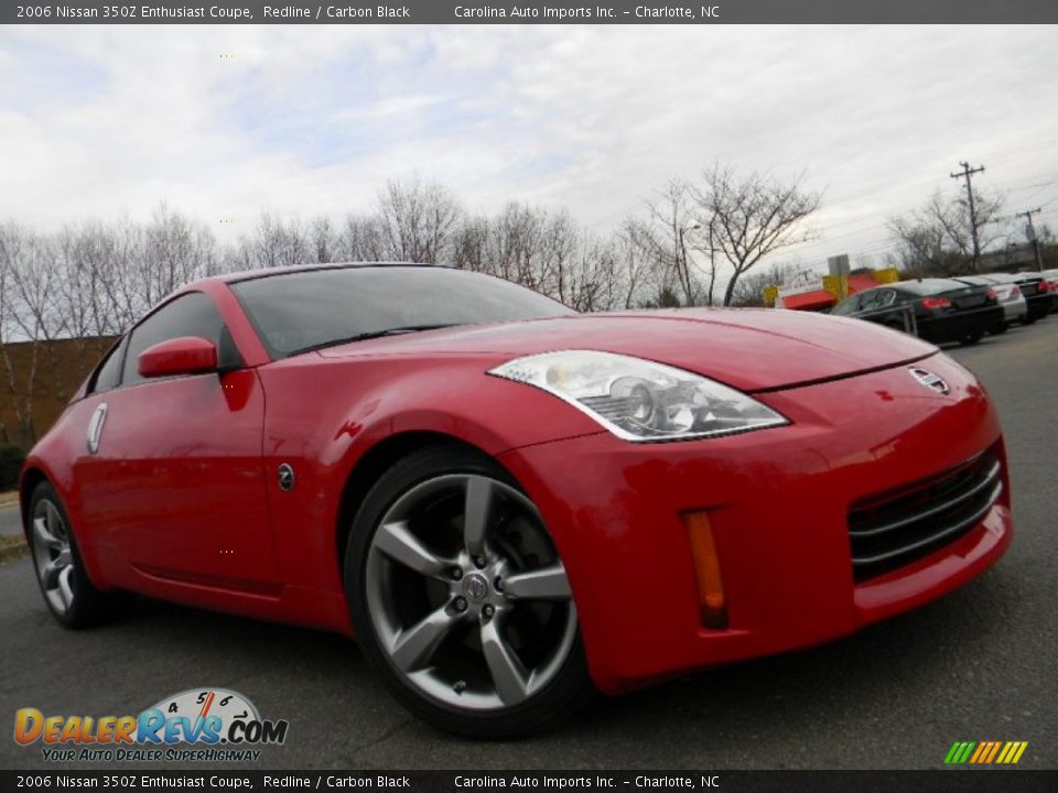2006 Nissan 350Z Enthusiast Coupe Redline / Carbon Black Photo #2
