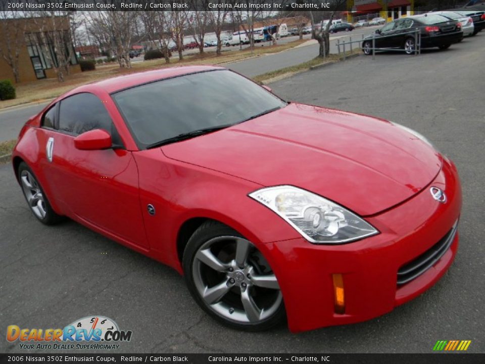 Front 3/4 View of 2006 Nissan 350Z Enthusiast Coupe Photo #3