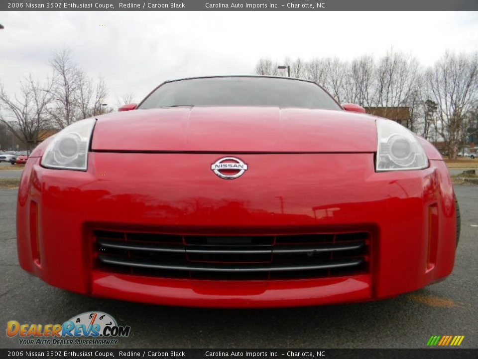 2006 Nissan 350Z Enthusiast Coupe Redline / Carbon Black Photo #4