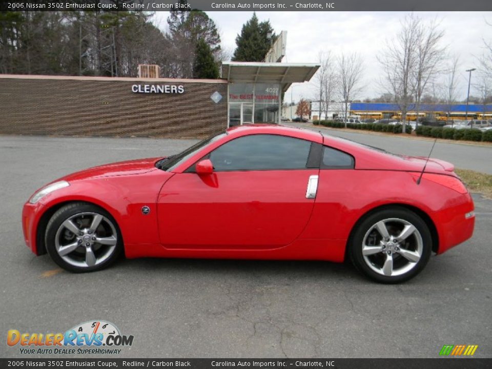 2006 Nissan 350Z Enthusiast Coupe Redline / Carbon Black Photo #7