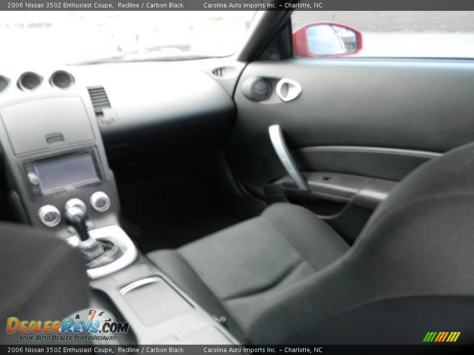 2006 Nissan 350Z Enthusiast Coupe Redline / Carbon Black Photo #14