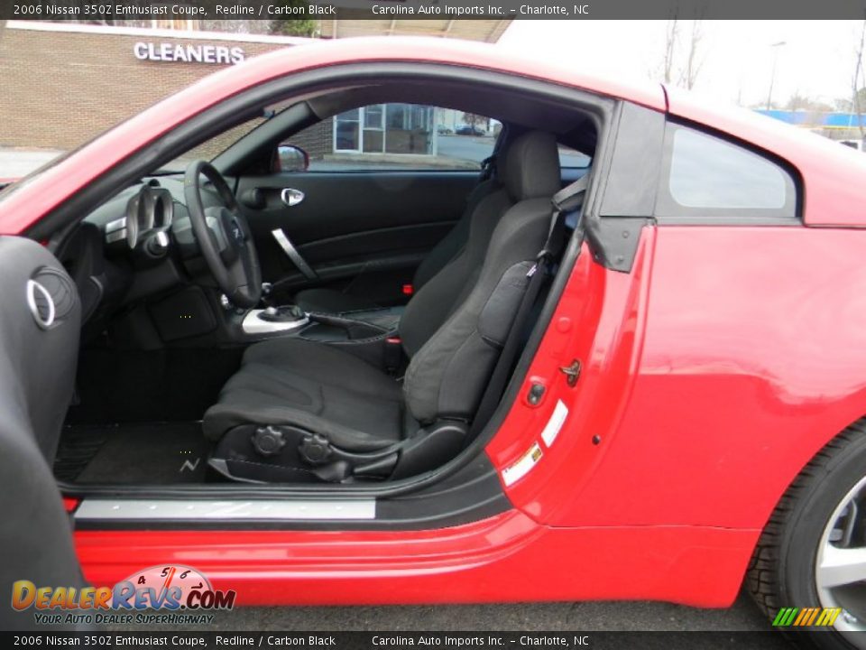 2006 Nissan 350Z Enthusiast Coupe Redline / Carbon Black Photo #18