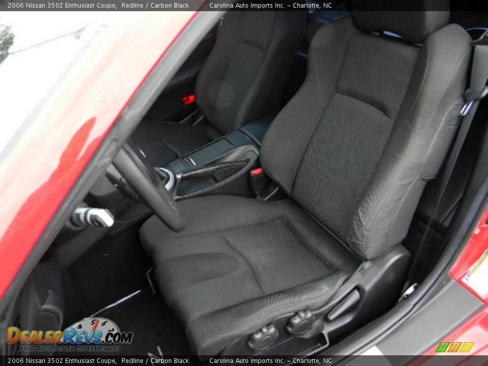 2006 Nissan 350Z Enthusiast Coupe Redline / Carbon Black Photo #20