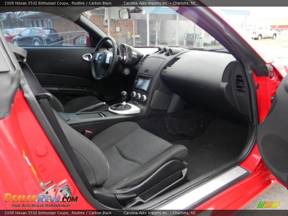 2006 Nissan 350Z Enthusiast Coupe Redline / Carbon Black Photo #22