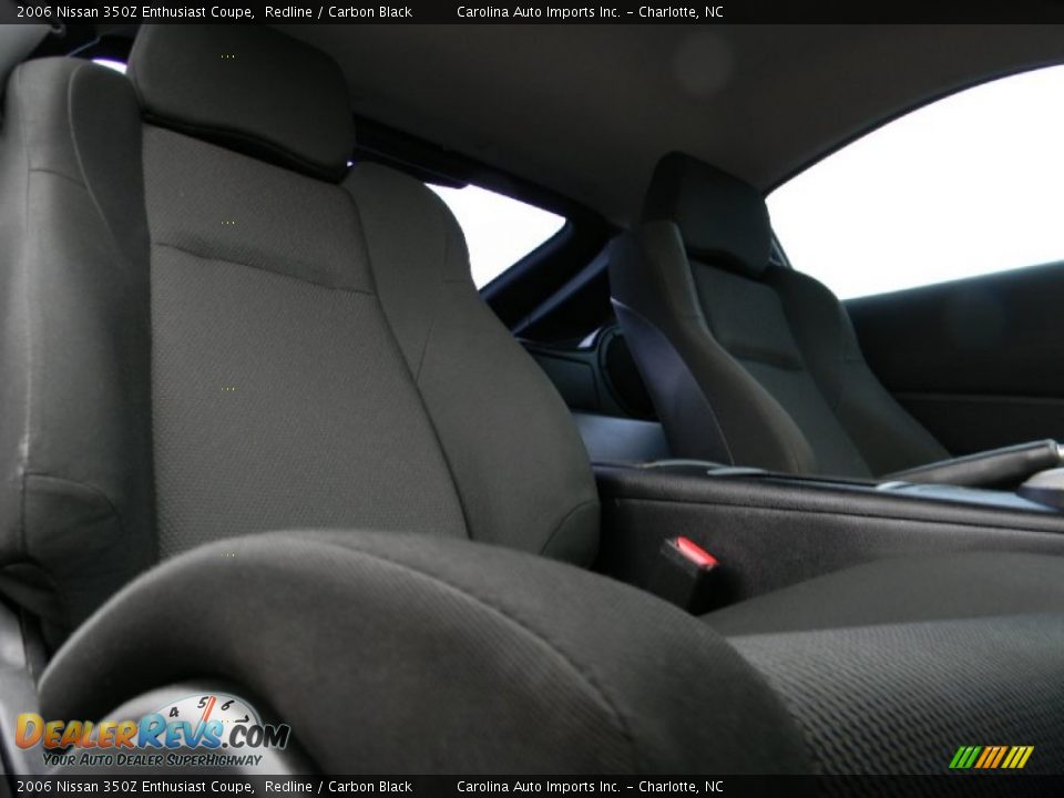 2006 Nissan 350Z Enthusiast Coupe Redline / Carbon Black Photo #23