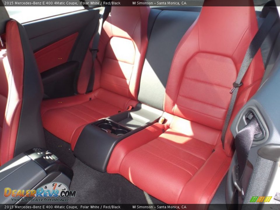Rear Seat of 2015 Mercedes-Benz E 400 4Matic Coupe Photo #8