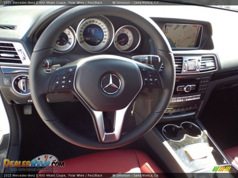 2015 Mercedes-Benz E 400 4Matic Coupe Steering Wheel Photo #9