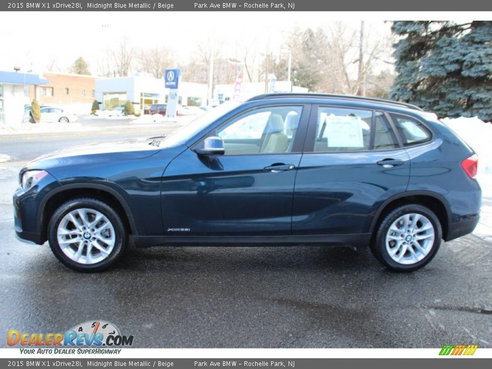 Midnight Blue Metallic 2015 BMW X1 xDrive28i Photo #5