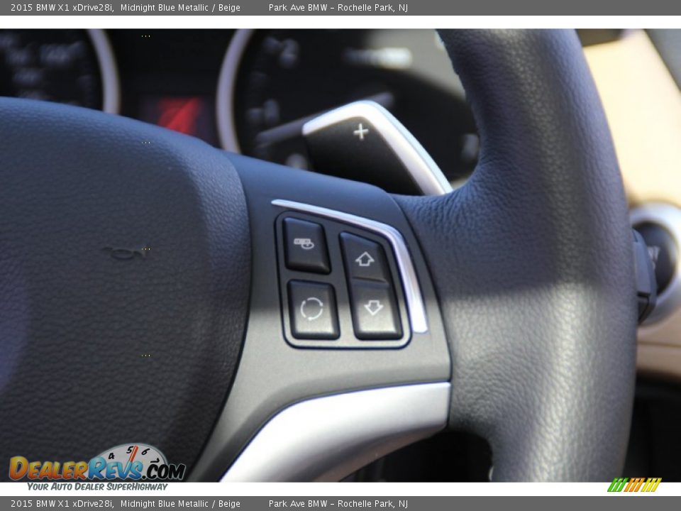 2015 BMW X1 xDrive28i Midnight Blue Metallic / Beige Photo #20