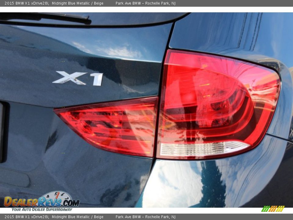 2015 BMW X1 xDrive28i Midnight Blue Metallic / Beige Photo #23