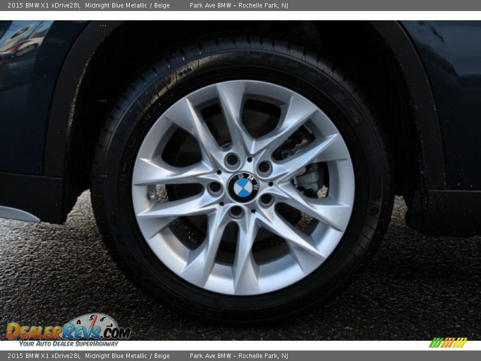 2015 BMW X1 xDrive28i Midnight Blue Metallic / Beige Photo #32