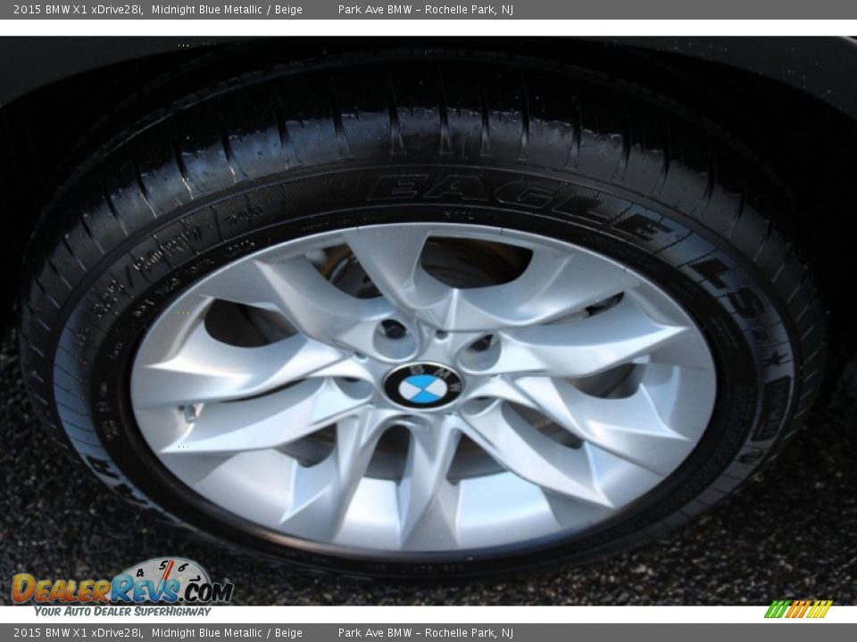 2015 BMW X1 xDrive28i Midnight Blue Metallic / Beige Photo #33