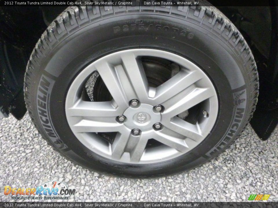 2012 Toyota Tundra Limited Double Cab 4x4 Silver Sky Metallic / Graphite Photo #8