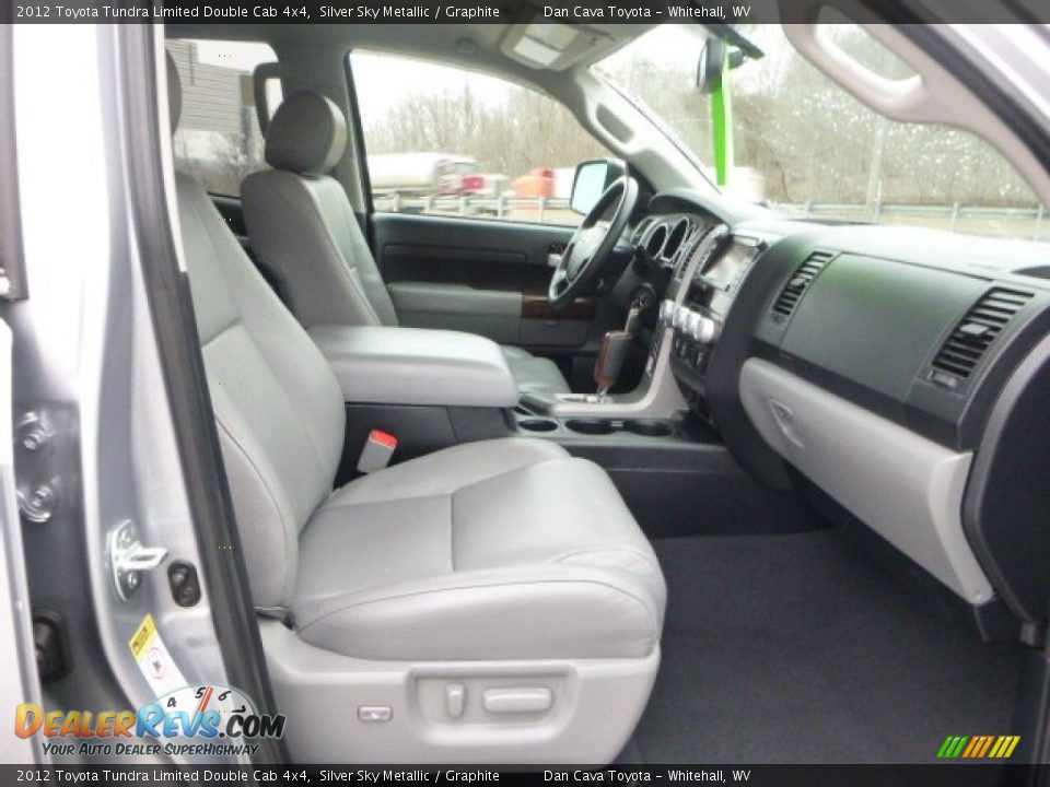 2012 Toyota Tundra Limited Double Cab 4x4 Silver Sky Metallic / Graphite Photo #11