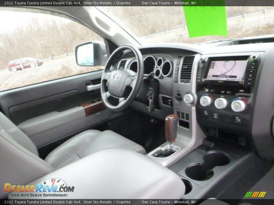 2012 Toyota Tundra Limited Double Cab 4x4 Silver Sky Metallic / Graphite Photo #12