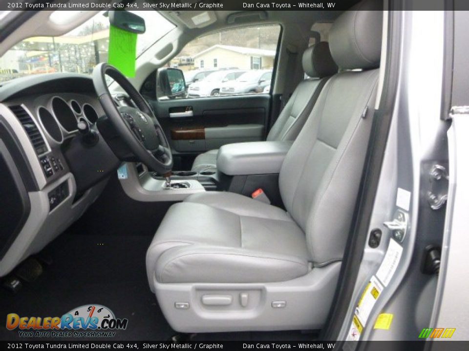 Graphite Interior - 2012 Toyota Tundra Limited Double Cab 4x4 Photo #15