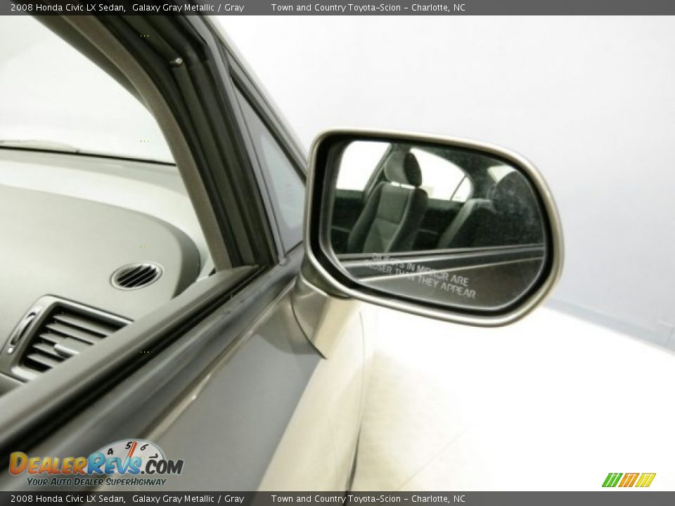 2008 Honda Civic LX Sedan Galaxy Gray Metallic / Gray Photo #13