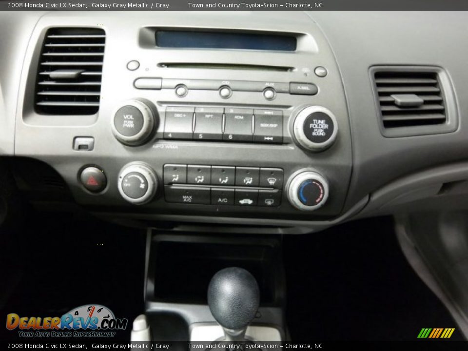 2008 Honda Civic LX Sedan Galaxy Gray Metallic / Gray Photo #19