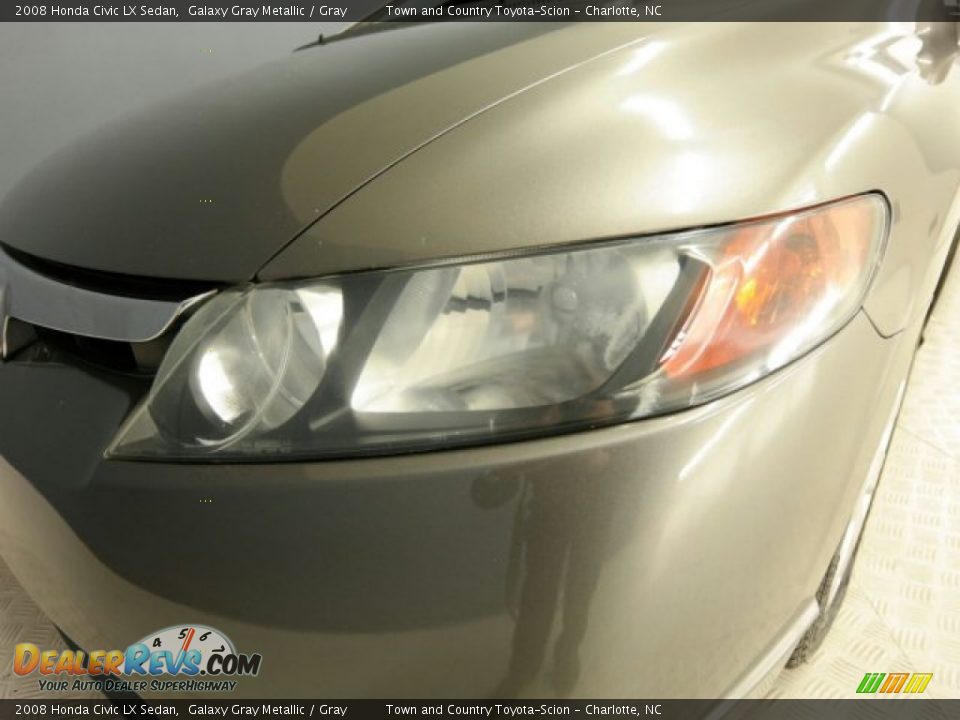 2008 Honda Civic LX Sedan Galaxy Gray Metallic / Gray Photo #23