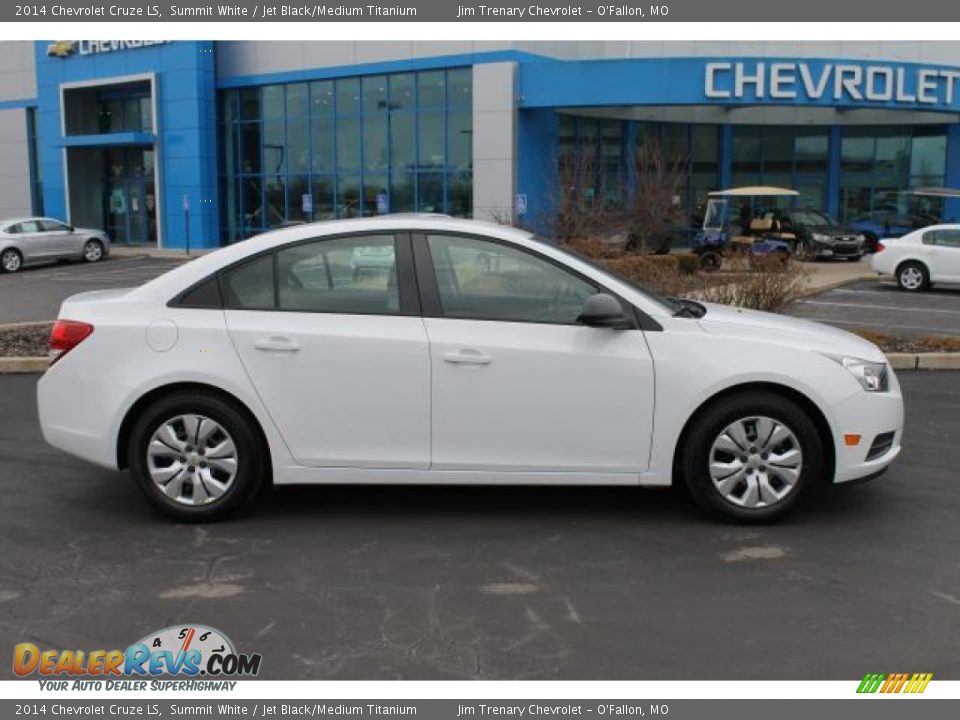 2014 Chevrolet Cruze LS Summit White / Jet Black/Medium Titanium Photo #1
