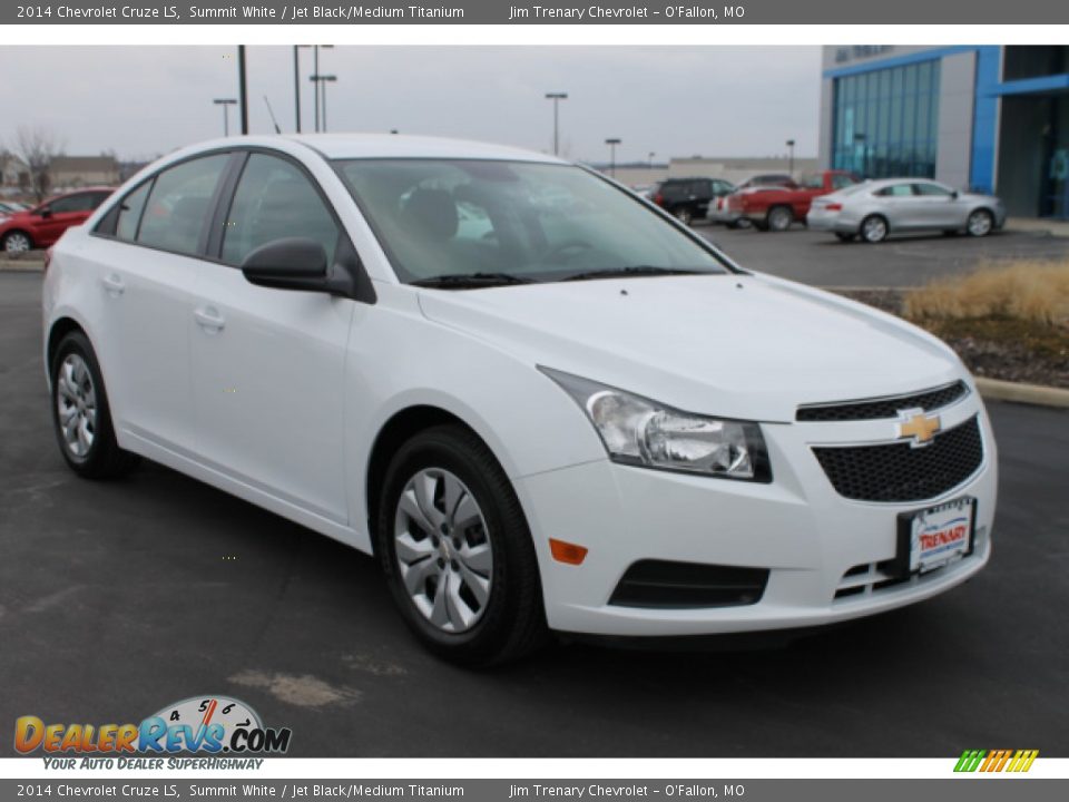 2014 Chevrolet Cruze LS Summit White / Jet Black/Medium Titanium Photo #2