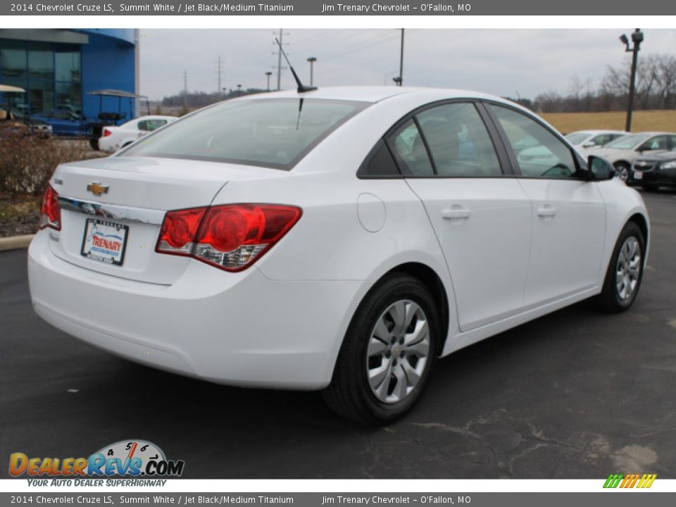 2014 Chevrolet Cruze LS Summit White / Jet Black/Medium Titanium Photo #3