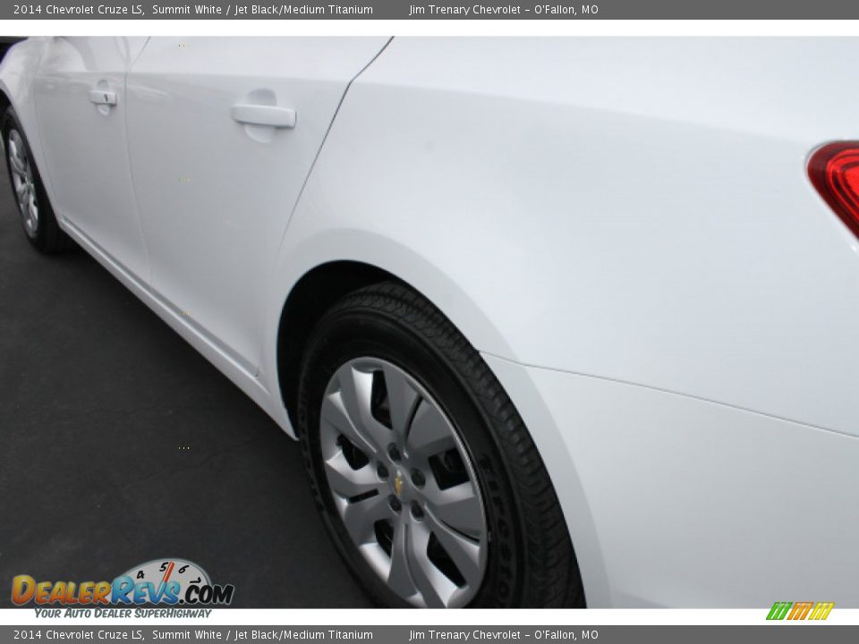 2014 Chevrolet Cruze LS Summit White / Jet Black/Medium Titanium Photo #4