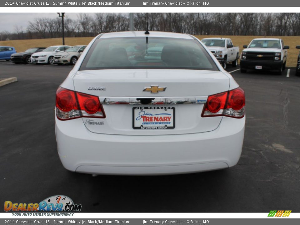 2014 Chevrolet Cruze LS Summit White / Jet Black/Medium Titanium Photo #6