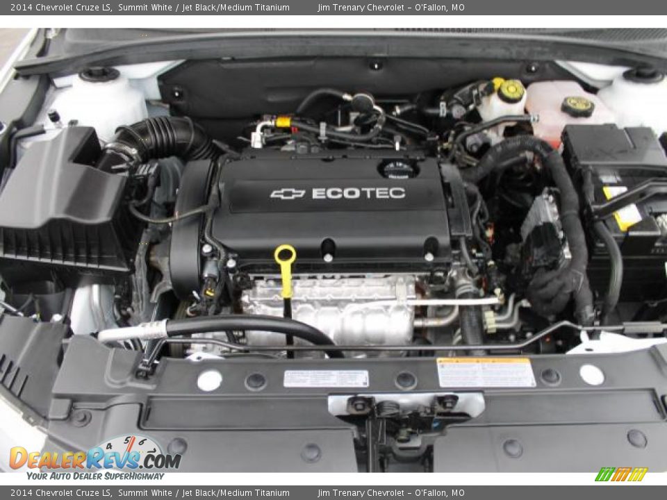 2014 Chevrolet Cruze LS Summit White / Jet Black/Medium Titanium Photo #7