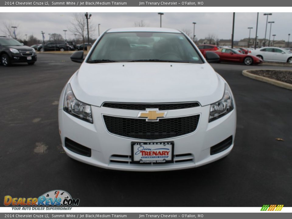 2014 Chevrolet Cruze LS Summit White / Jet Black/Medium Titanium Photo #8