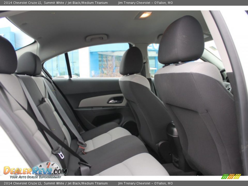 2014 Chevrolet Cruze LS Summit White / Jet Black/Medium Titanium Photo #9