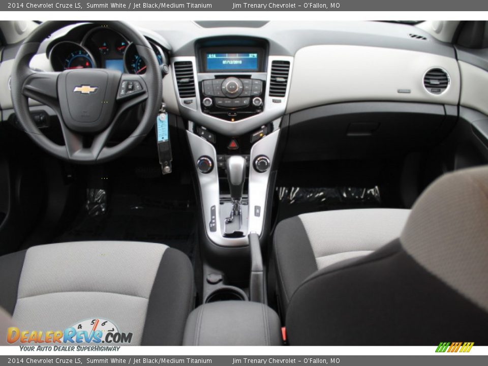2014 Chevrolet Cruze LS Summit White / Jet Black/Medium Titanium Photo #10