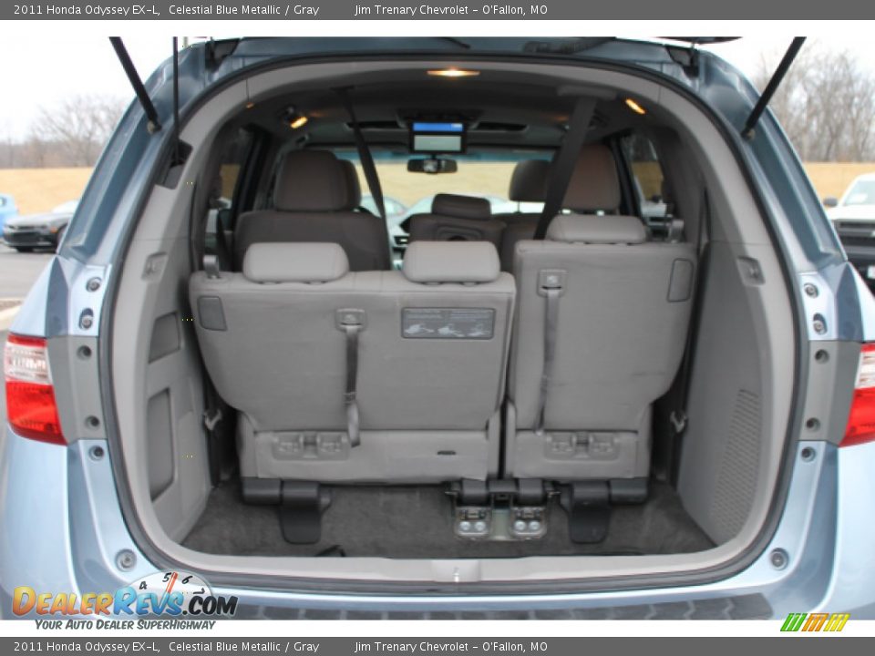 2011 Honda Odyssey EX-L Celestial Blue Metallic / Gray Photo #5
