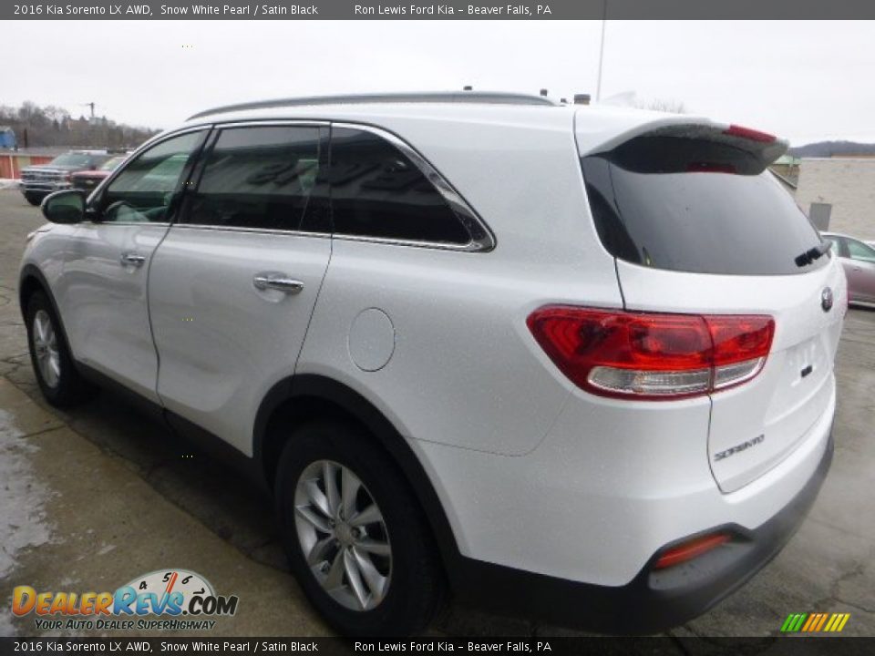 Snow White Pearl 2016 Kia Sorento LX AWD Photo #6