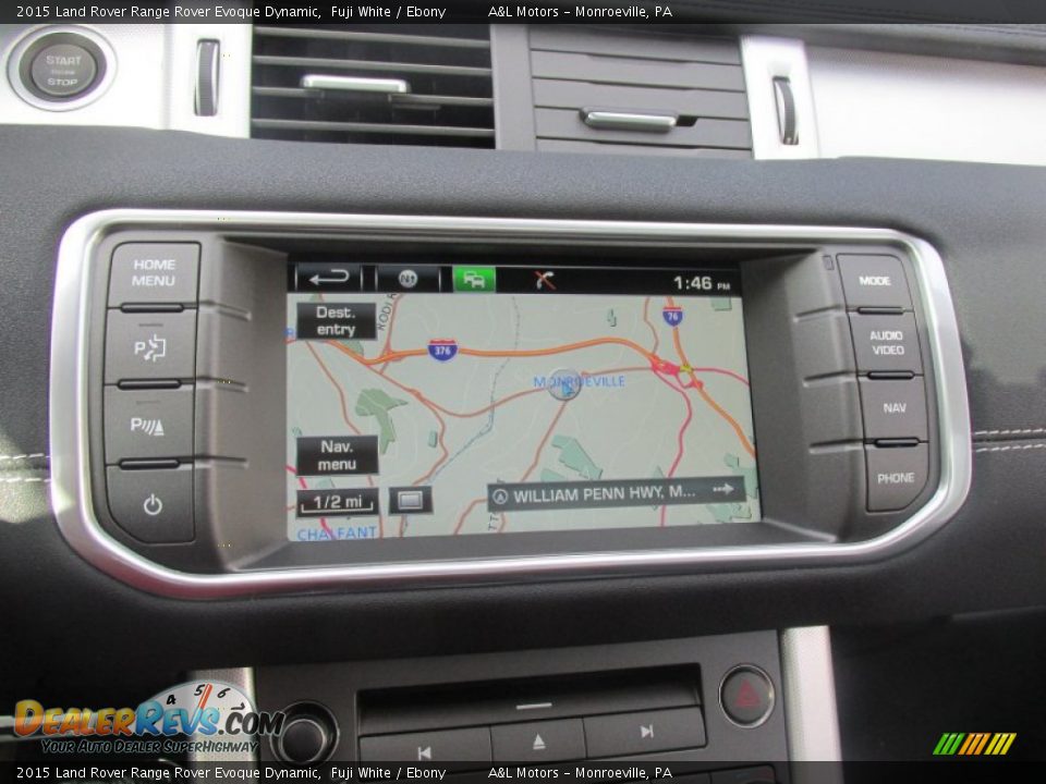 Navigation of 2015 Land Rover Range Rover Evoque Dynamic Photo #15