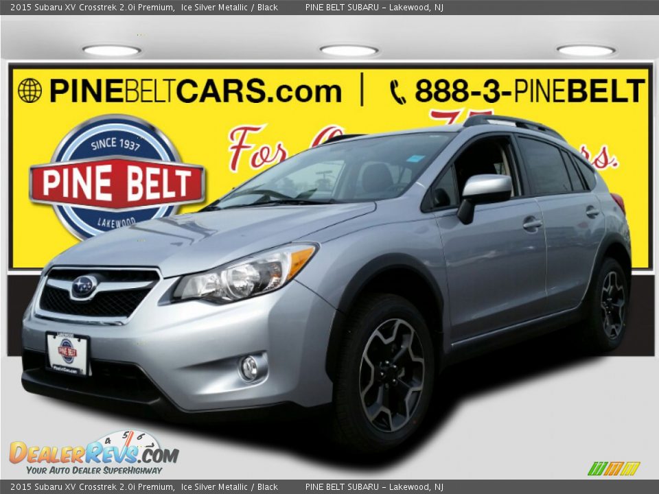 2015 Subaru XV Crosstrek 2.0i Premium Ice Silver Metallic / Black Photo #1
