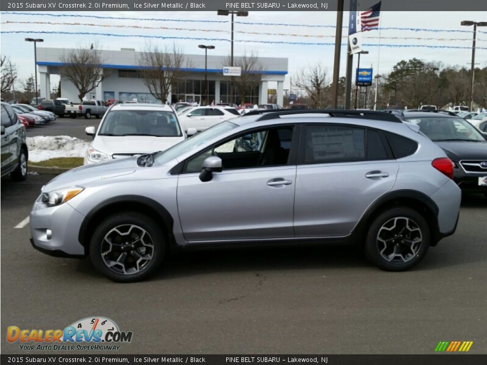 2015 Subaru XV Crosstrek 2.0i Premium Ice Silver Metallic / Black Photo #3