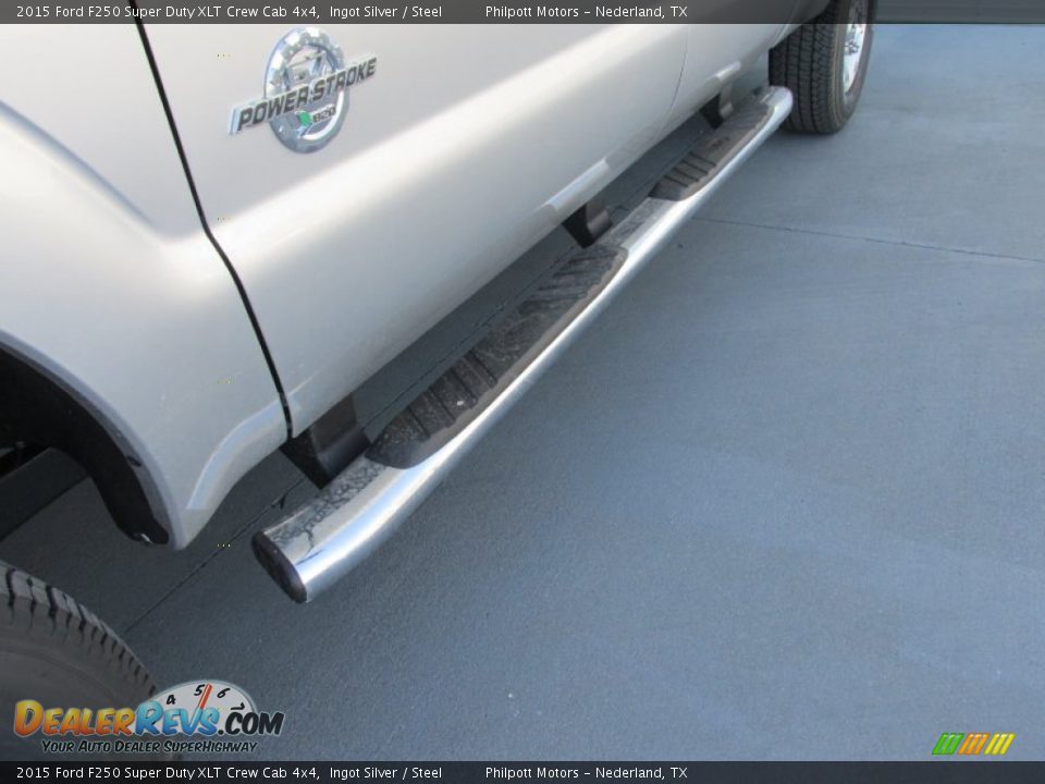 2015 Ford F250 Super Duty XLT Crew Cab 4x4 Ingot Silver / Steel Photo #12