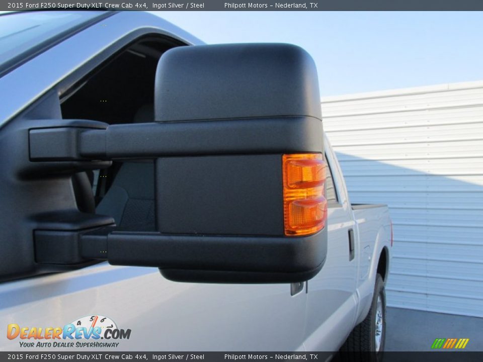 2015 Ford F250 Super Duty XLT Crew Cab 4x4 Ingot Silver / Steel Photo #13