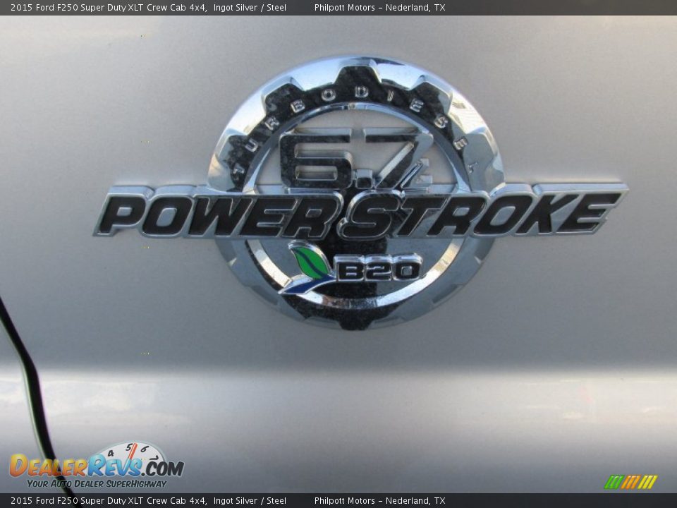 2015 Ford F250 Super Duty XLT Crew Cab 4x4 Ingot Silver / Steel Photo #15
