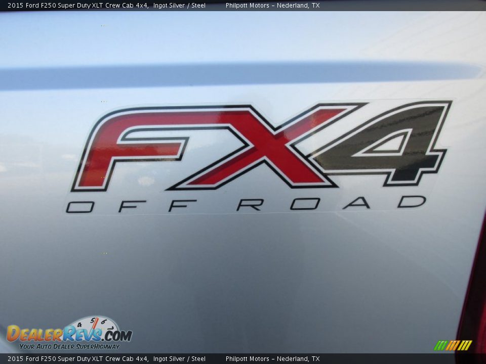 2015 Ford F250 Super Duty XLT Crew Cab 4x4 Ingot Silver / Steel Photo #18
