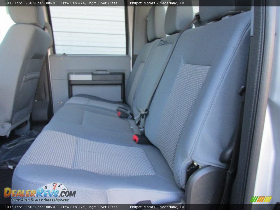 2015 Ford F250 Super Duty XLT Crew Cab 4x4 Ingot Silver / Steel Photo #21