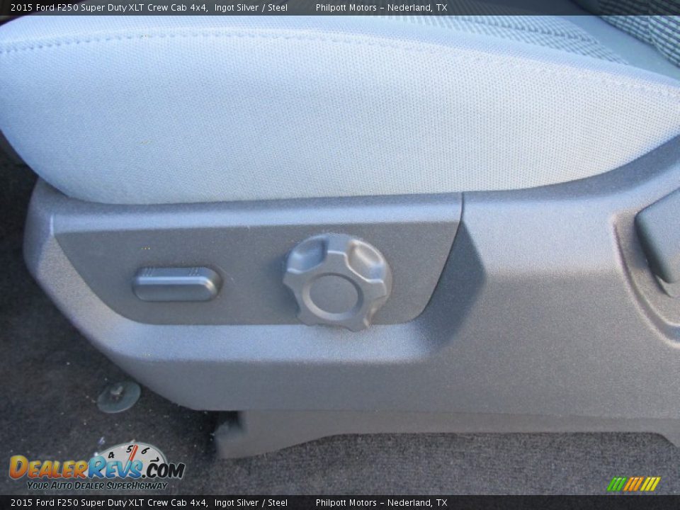 2015 Ford F250 Super Duty XLT Crew Cab 4x4 Ingot Silver / Steel Photo #25