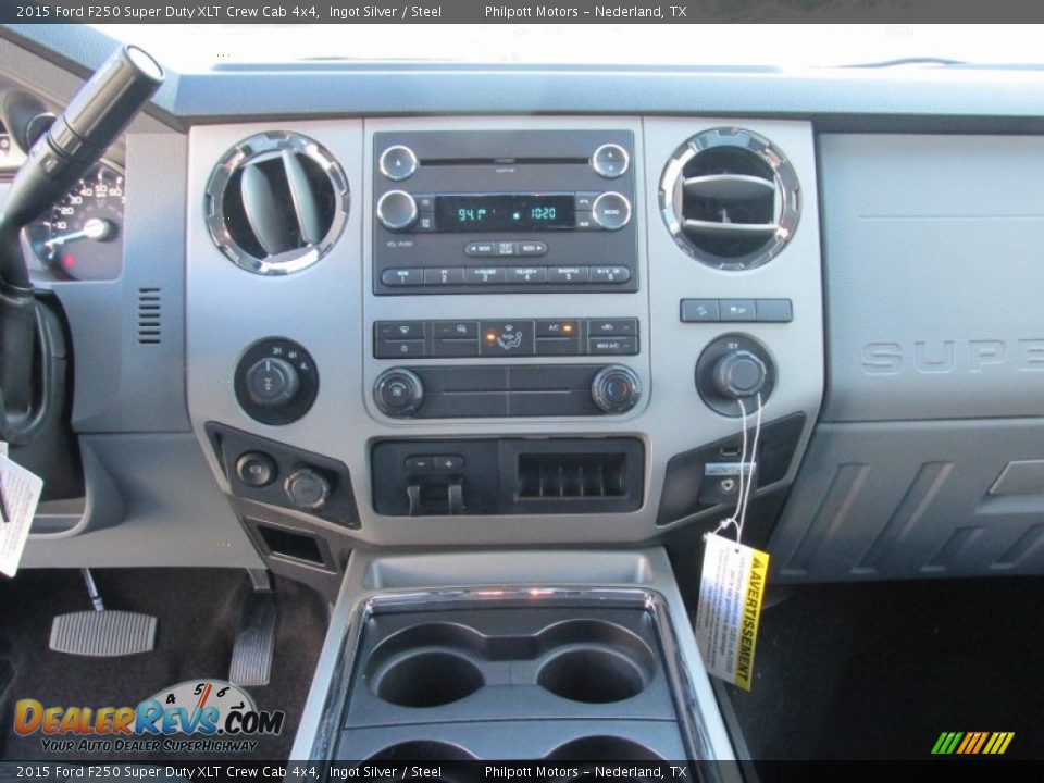 2015 Ford F250 Super Duty XLT Crew Cab 4x4 Ingot Silver / Steel Photo #27