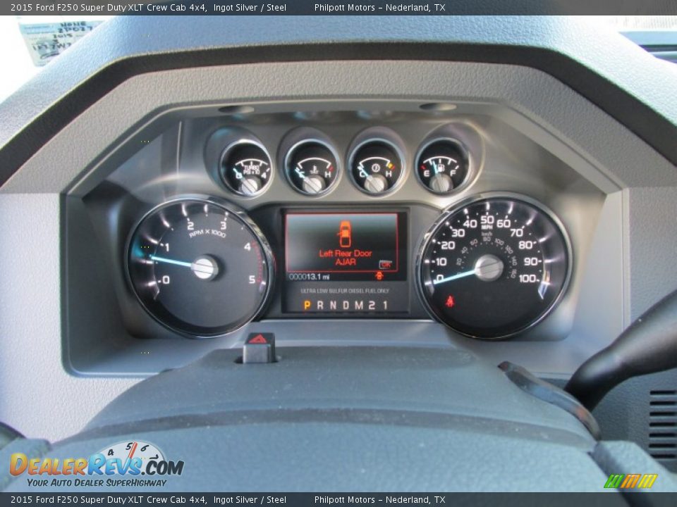 2015 Ford F250 Super Duty XLT Crew Cab 4x4 Ingot Silver / Steel Photo #34
