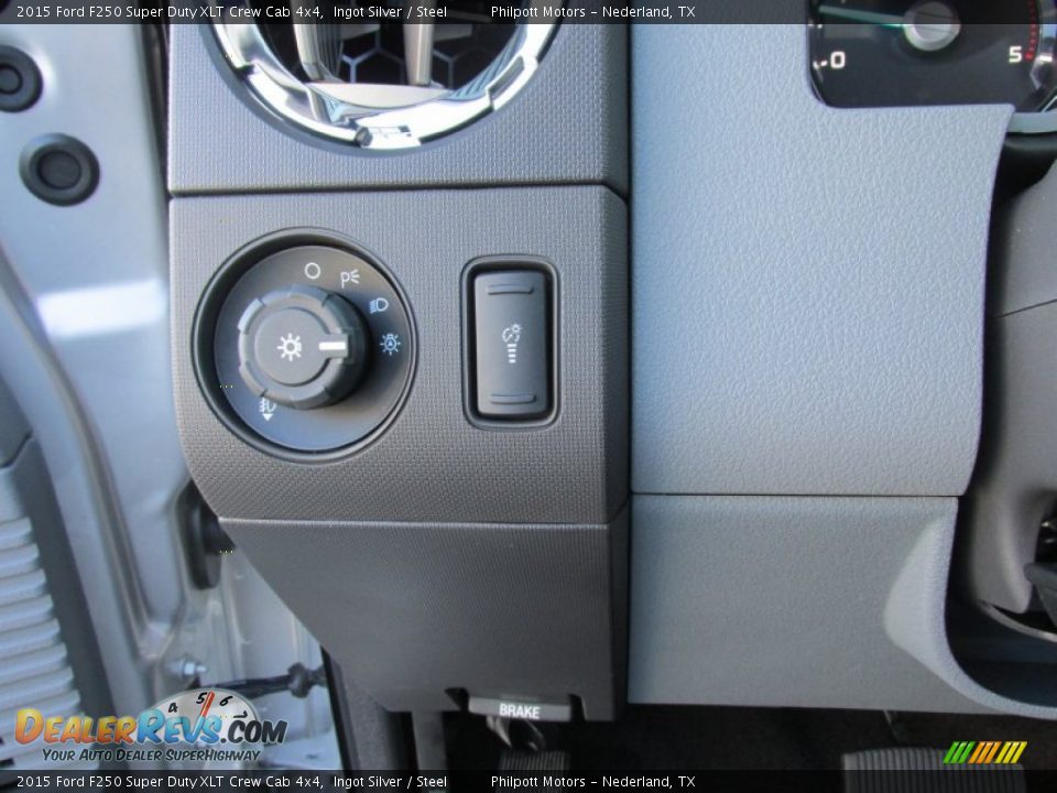 2015 Ford F250 Super Duty XLT Crew Cab 4x4 Ingot Silver / Steel Photo #35