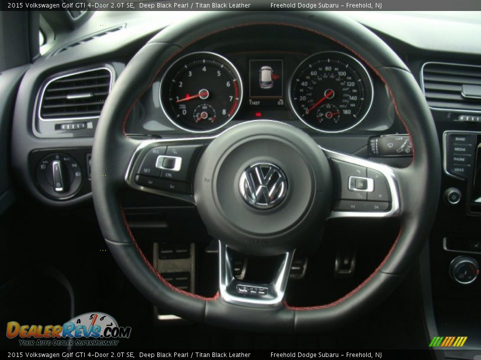 2015 Volkswagen Golf GTI 4-Door 2.0T SE Steering Wheel Photo #18