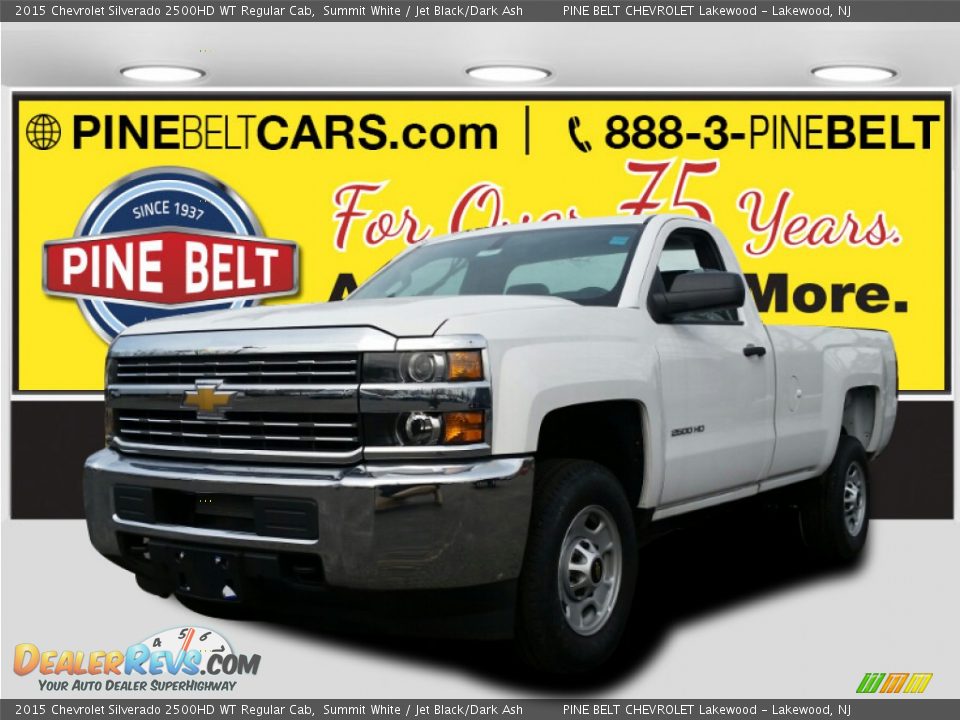2015 Chevrolet Silverado 2500HD WT Regular Cab Summit White / Jet Black/Dark Ash Photo #1