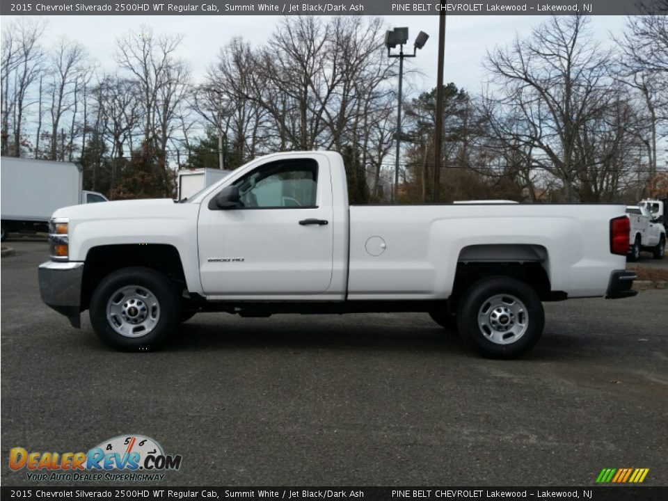 2015 Chevrolet Silverado 2500HD WT Regular Cab Summit White / Jet Black/Dark Ash Photo #3