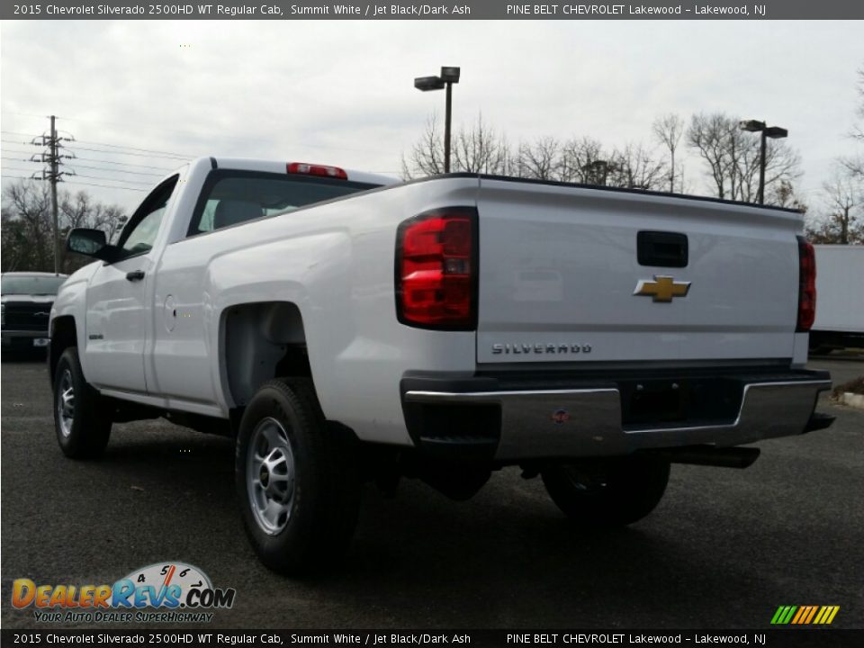 2015 Chevrolet Silverado 2500HD WT Regular Cab Summit White / Jet Black/Dark Ash Photo #4